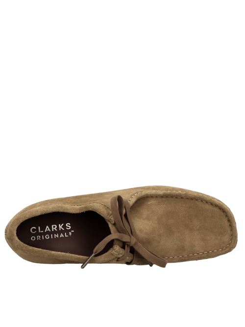 Polacchine in camoscio CLARKS | WALLABEE COLAMARRONE